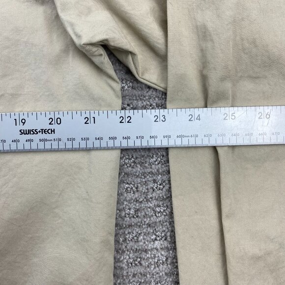 Vintage 90s Tommy Hilfiger Shirt Women Size 4 Brown Button Up Preppy Box Logo - Picture 10 of 11